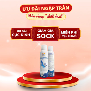  Chai xịt thơm chân Ximo Spray 200ml. Chai xịt khử mùi giày giảm tiết mồ hôi chân ngăn vi khuẩn gây mùi 