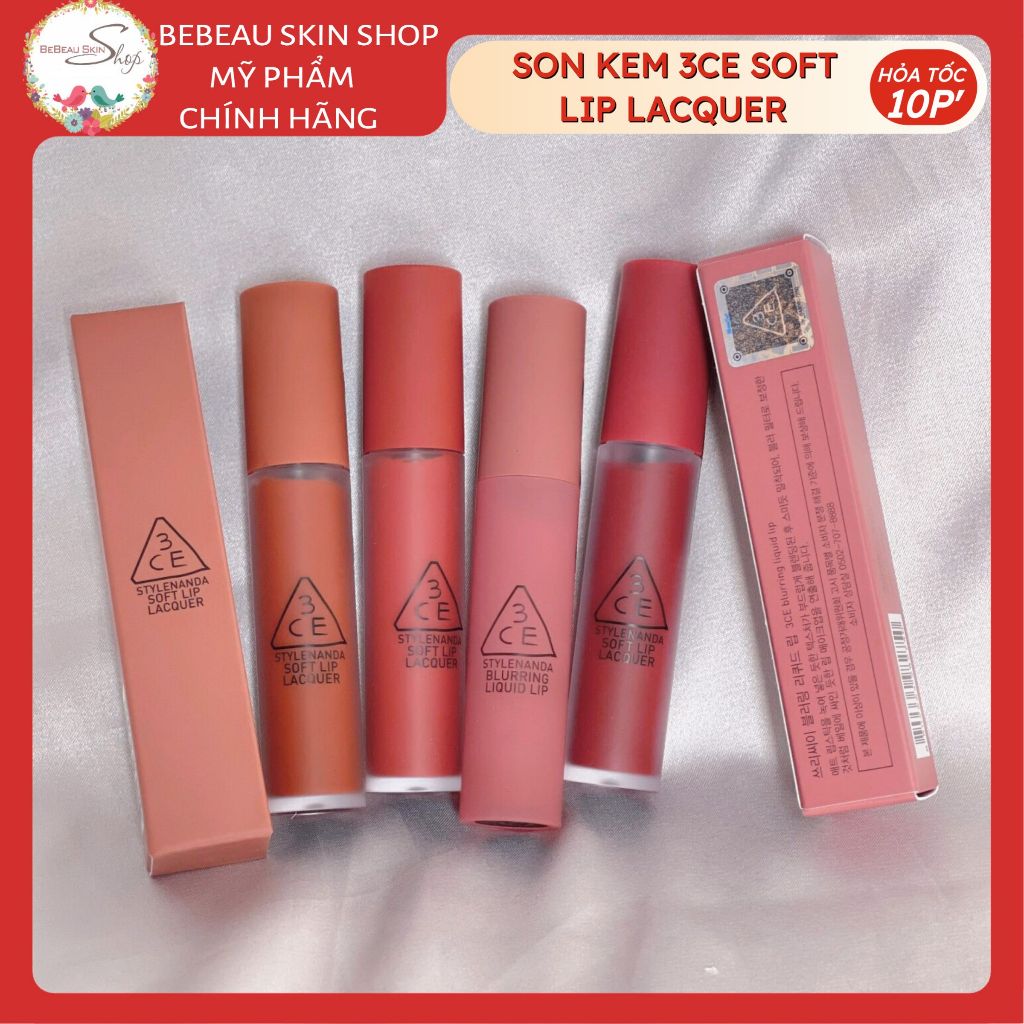 Son kem 3ce Soft Lip Lacquer Null Set, Change Mode, Tawny Red - Bebeau