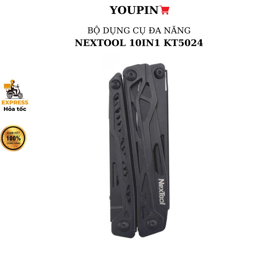 Bộ dụng cụ đa năng 10in1 Nextool KT5024 nhỏ gọn với 10 công dụng linh hoạt