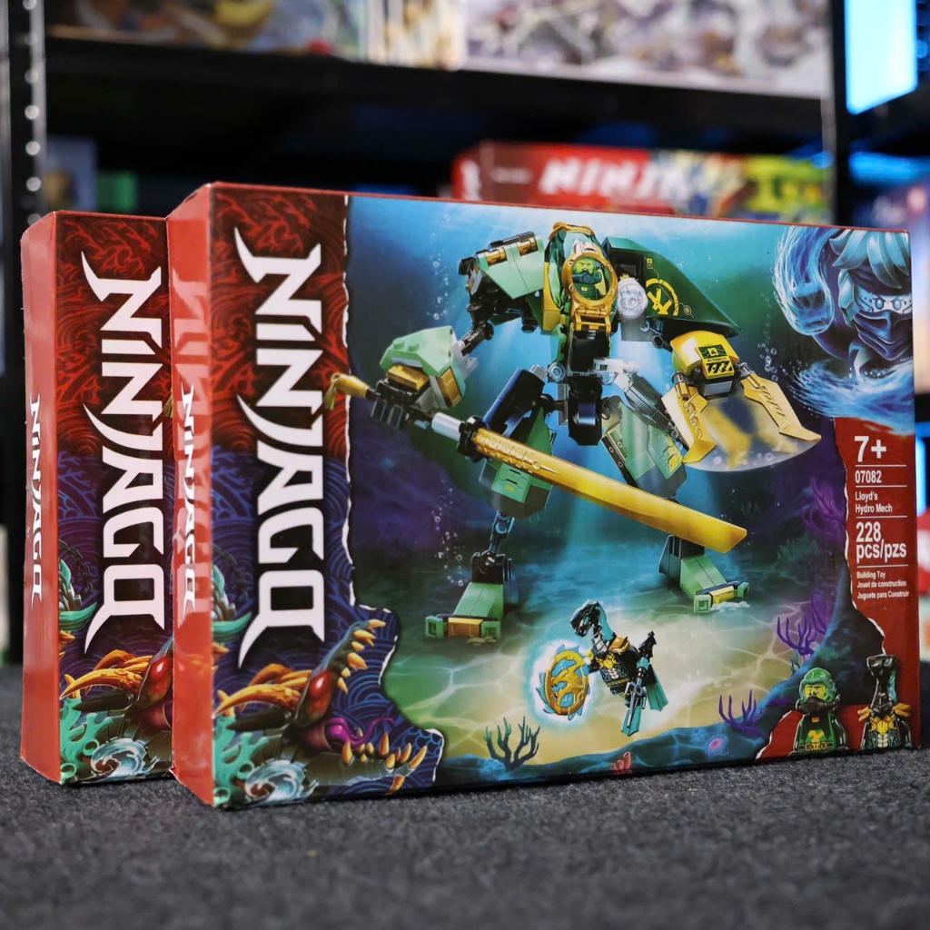 [Hỏa tốc HCM][Ninjago] Lloyd's Hydro Mech Ninja City Mô hình đồ chơi lắp ráp | 228 Mảnh ghép