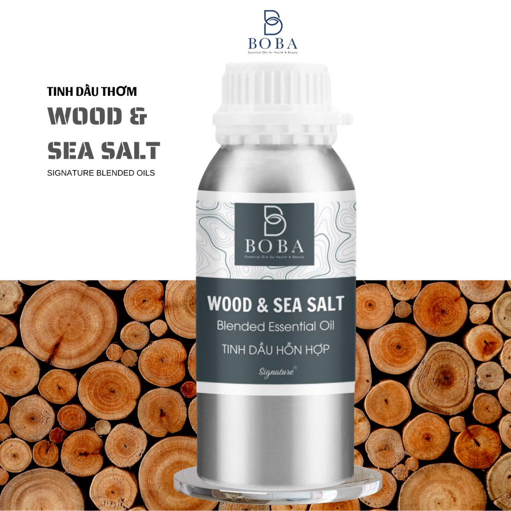 (HCM)Wood & Sea Salt Tinh Dầu Hỗn Hợp, Hợp Hương, Chuyên Dùng CHo Máy Xông Công Nghiệp, Hotel Collec