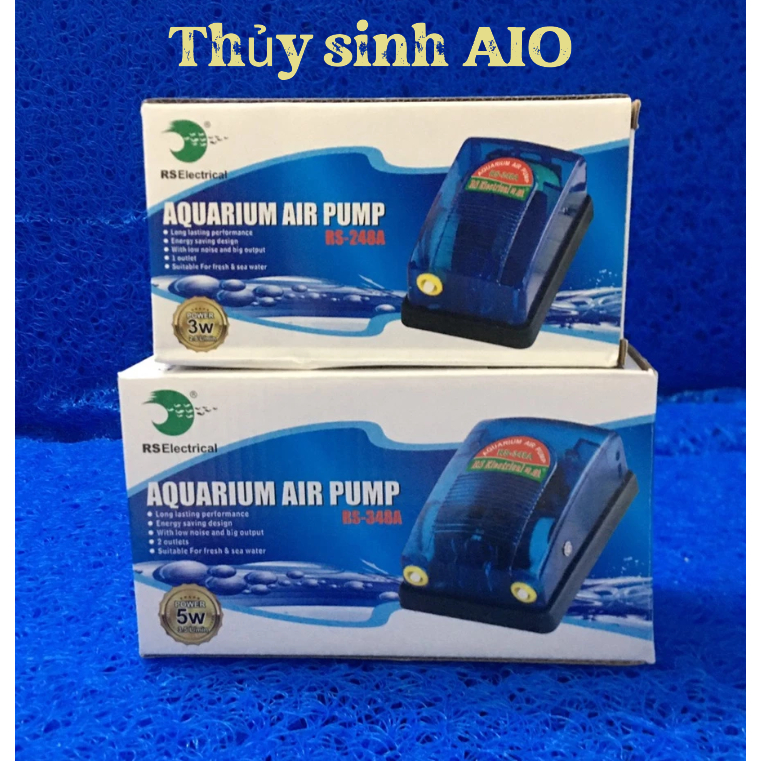 Máy sủi oxy bể cá RS-248A | RS-348A