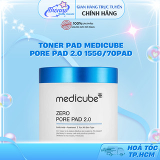  Toner Pad AHA & BHA Thu Nhỏ Lỗ Chân Lông Medicube Zero Pore Pad 2.0 155g 70 Pad Hàn Quốc 