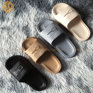 Dép đúc nam nữ quai ngang siêu nhẹ mặt gấu Bear dép đi trong nhà văn phòng