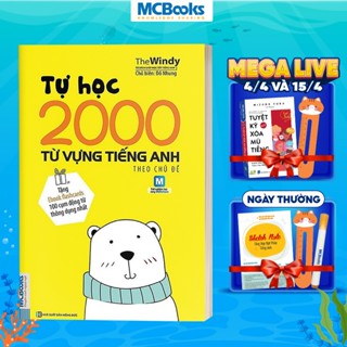 Sách - Tự Học 2000 Từ Vựng Tiếng Anh Theo Chủ Đề Phiên Bản Khổ Nhỏ Dành Cho Người Học Căn Bản - Học Kèm App Online