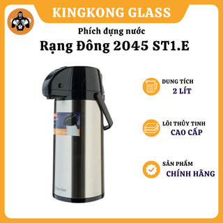 Phích đựng nước Rạng Đông 2045 ST1.E 2 Lít có vòi bơm nước, ruột thủy tinh cao cấp, an toàn tuyệt đối cho sức khỏe
