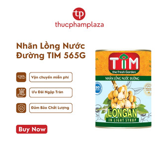Nhãn Lồng Nước Đường TIM – Lon 565g - Topping Pha Chế