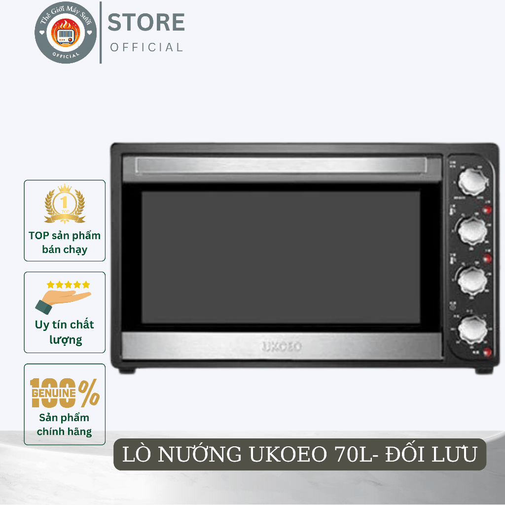 Lò Nướng Ukoeo 70L Lò Nướng Bánh Nướng Thịt Hàng Chính Hãng Tặng Kèm Ổ Chuyển Đổi 2 Chân Bảo Hành 12 Tháng
