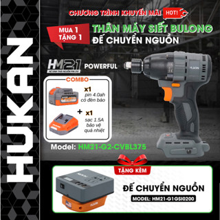 Thân Máy Siết Bulong HUKAN HK-IPW750BL Lực Siết 750n.m Không Thổi Than Bảo Hành Chính Hãng