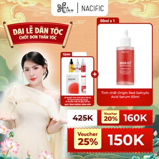 [VHL x Nacific] Tinh chất Peel da Origin Red Salicylic Acid 50ml + TẶNG 1 serum 20ml + 1 Bông tẩy trang + 1 mặt nạ 30gr