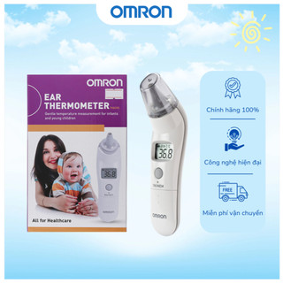 Nhiệt Kế Điện Tử Đo Tai Omron TH-839S, Chính Hãng, Cho Kết Quả Nhanh Trong 1s, Bộ Lưu 9 Kết Quả Đo