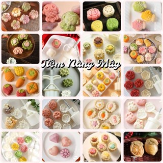Khuôn lò xo 30g 50g ,khuôn bánh dứa, khuôn trung thu,khuôn mini các mẫu
