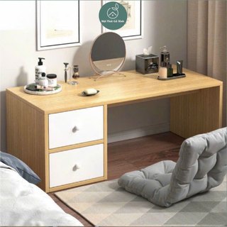 Bàn Trang Điểm Ngồi Bệt Có Ngăn Kéo ,Bàn Làm Việc Ngồi Bệt Chất Liệu Gỗ MDF Cao Cấp