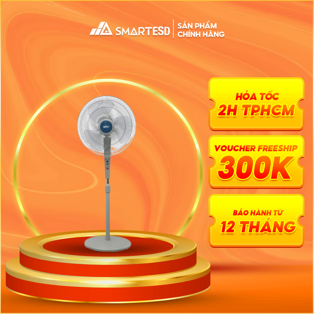 Quạt đứng AC ASF05A163 55W - 3 mức gió - Bảo hành chính hãng 24 tháng