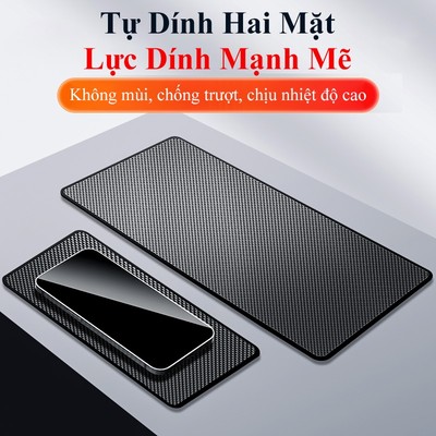 Thảm lót silicon chống trượt ô tô MYT Miếng đệm lót taplo xe hơi siêu dính cố định điện thoại vật dụng nhựa PVC mềm