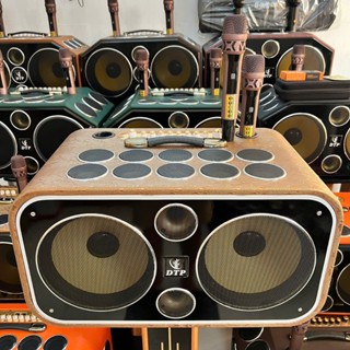 (PHIÊN BẢN ĐẶC BIỆT) LOA KARAOKE XÁCH TAY DTP-24 PRO, 24 ĐƯỜNG TIẾNG BASS ĐÔI 25CM, CÔNG SUẤT 950W KÈM 2 MICRO KHÔNG DÂY