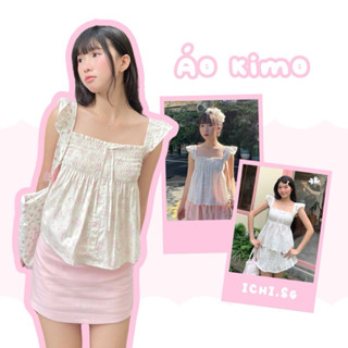Kimo top - áo cánh tiên hoa nhí - ICHI.SG
