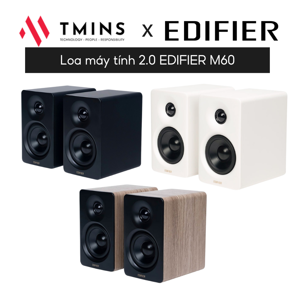 Loa máy tính 2.0 EDIFIER M60, Bluetooth 5.3 - Hàng chính hãng
