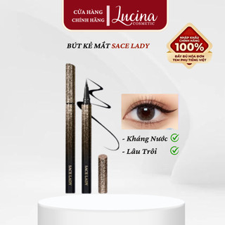  Bút Kẻ Mắt SACE LADY Dạng Lỏng Lâu Trôi Không Thấm Nước Nhanh khô Trang Diểm Mắt 0.7g LUCINA COSMETICS 