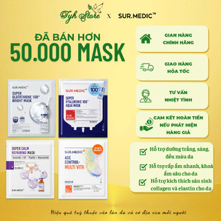  Mặt Nạ Vi Sợi Dưỡng Da Chuyên Biệt SUR.MEDIC Micro Fiber Mask 30g miếng 