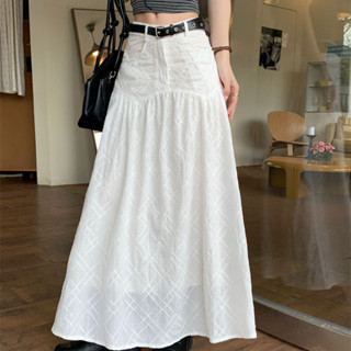 【Ảnh thật shop Chân Váy Trắng Dáng Dài ,Ren Mềm Hai Lớp ,Chân Váy Nữ Mẫu Mới Hàng QC chuẩn(Ko kèm đai)