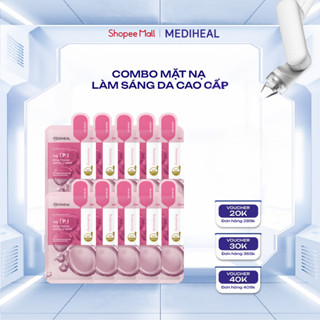  Combo 10 Miếng Mặt Nạ Chứa Tinh Chất I.P.I Dưỡng Sáng Tươi Tắn Làn Da Mediheal The I.P.I Brightening Ampoule Mask 27ml 