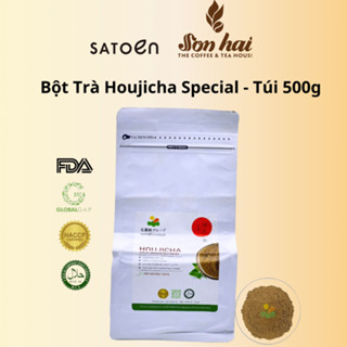 Bột trà Houjicha Special Satoen - Túi 500g