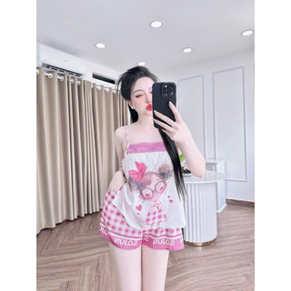 bộ đồ mặc nhà lụa LATIN CAO CẤP