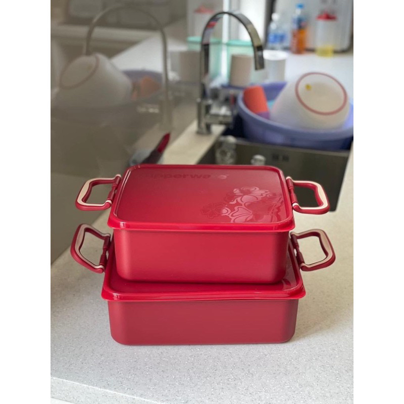 Bộ hộp BQTP ngâm kim chi Tupperware Chính Hãng