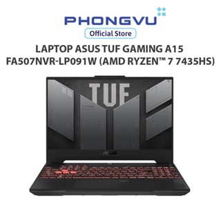 Laptop Asus TUF Gaming A15 FA507NVR-LP091W (AMD RyzenTM 7 7435HS) (Xám) - Bảo hành 24 tháng