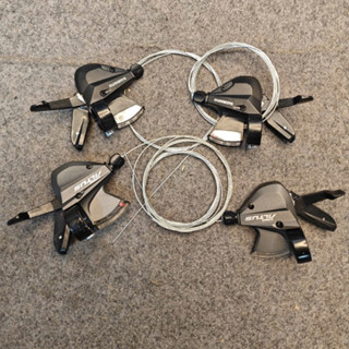  Bộ Tay Đề Tay Bấm Xả Xe Đạp Thương Hiệu Shimano Altus M370 3x8S   3x9S Loại Rẻ 