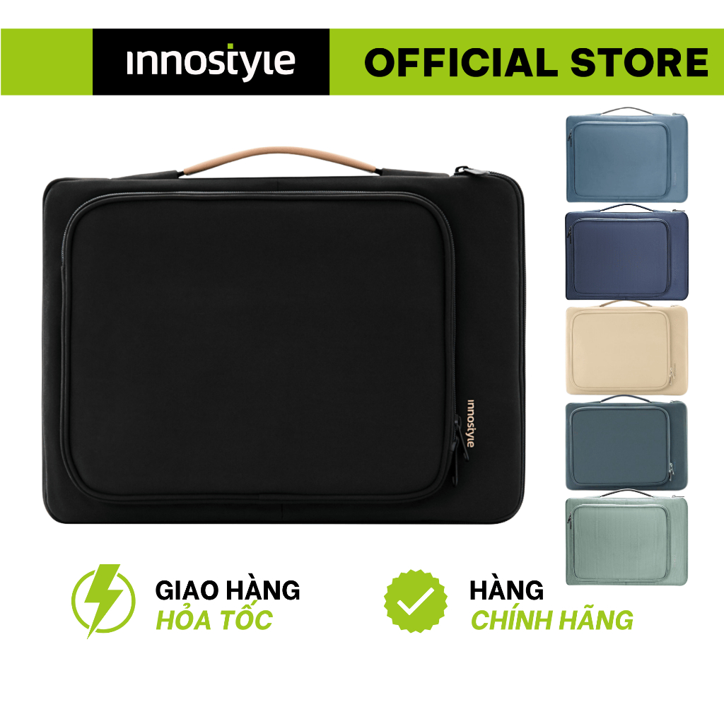 Túi chống sốc Innostyle Omniprotect Carry cho Macbook và Laptop 13 inch/ 14 inch/ 16 inch chính hãng