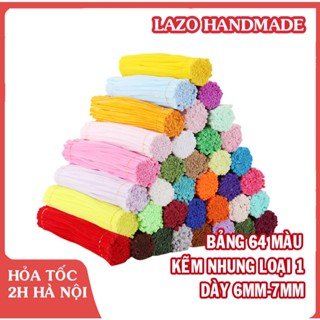 Sợi Kẽm Nhung Loại 1 ( Set 25 - 50 Sợi ) - Phụ kiện làm hoa trang trí dài 30cm