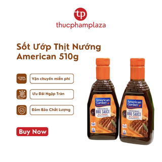 Sốt ướp thịt nướng BBQ American Garden 510g