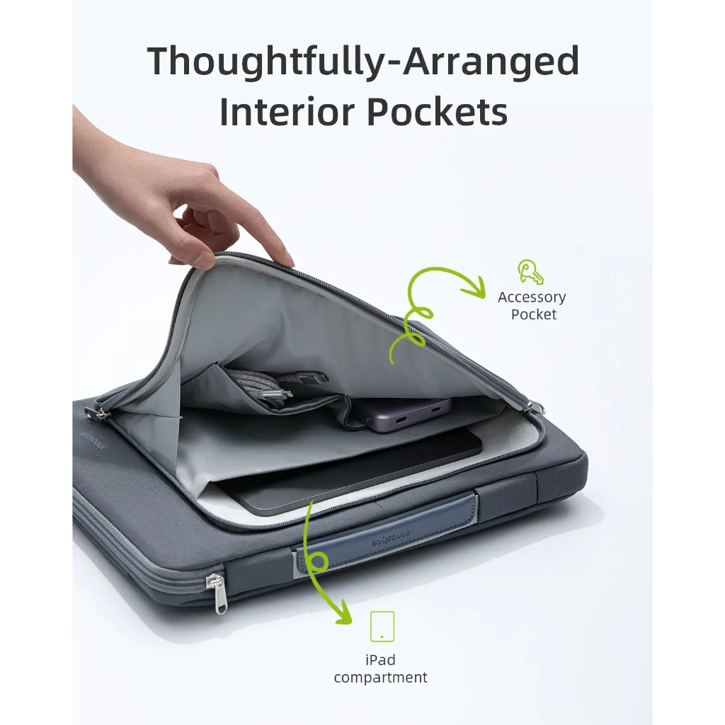 Túi chống sốc Innostyle Omniprotect Carry cho Macbook và Laptop 13 inch/ 14 inch/ 16 inch chính hãng | BigBuy360 - bigbuy360.vn