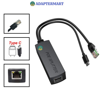 Bộ tách tín hiệu POE Splitter Tách POE 48V ra 5V chân type C