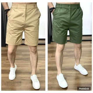  Quần KAKI short nam quần ngắn nam KAKI cạp cúc  lưng thun 4 màu trẻ trung năng động 