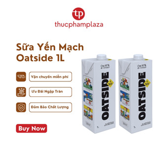 [2 HỘP] Sữa yến mạch OATSIDE Barista Blend ( 2 x 1L)