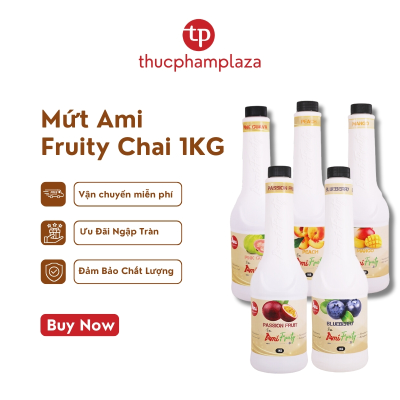 Mứt Trái Cây AMi Fruity chai 1kg