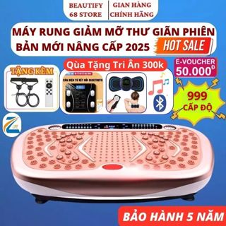 Máy Rung Giảm Mỡ Toàn Thân, Máy Massage Bụng Giảm Mỡ, Giảm Cân Hiệu Quả Hơn Máy Tập Gym, Máy Chạy Bộ