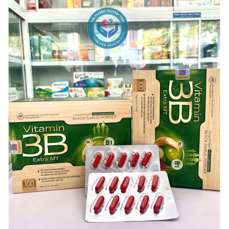 Viên Uống Vitamin 3B Extra MT Hỗ Trợ Tăng Cường Sức Khỏe Và Sức Đề Kháng, Giảm Mệt Mỏi ; Tê Bì Chân 