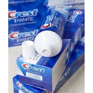 Kem Đánh Răng Crest 3D White Advance Whitening trắng răng, sạch mảng bám