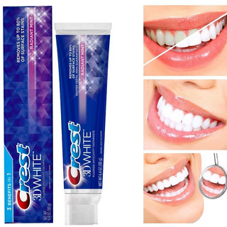 Kem Đánh Răng Crest 3D White Advance Whitening trắng răng, sạch mảng bám