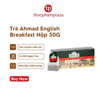  Trà AHMAD English Breakfast hộp 50g 25 túi 