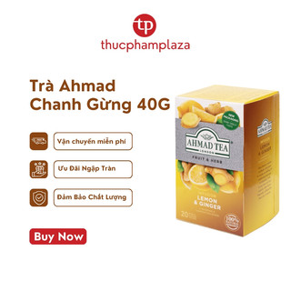 Trà hương Chanh Gừng hiệu Ahmad hộp 40g