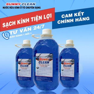   3 Can  Nước Rửa Kính Ô Tô Chuyên Dụng Chính Hãng SunnyClean 