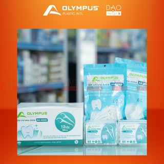 ( 12 Hộp  tặng 1 hộp 50c) Tăm chỉ nha khoa Olympus cao cấp | Hàng chính hãng | hàng Việt Nam loại 1