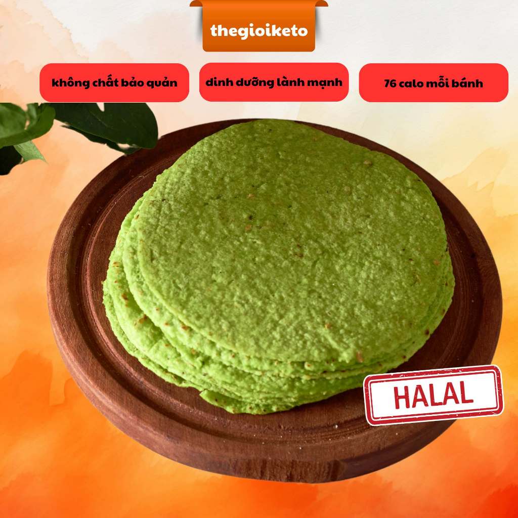 ( HỎA TỐC )Vỏ bánh tortilla rau củ ( 500gr)