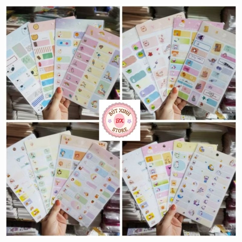 Nhãn Dán Họ Tên, Name Sticker