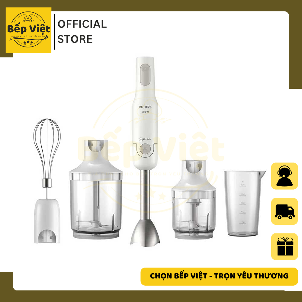 Máy xay sinh tố cầm tay Philips HR2537 - Sản phẩm chính hãng